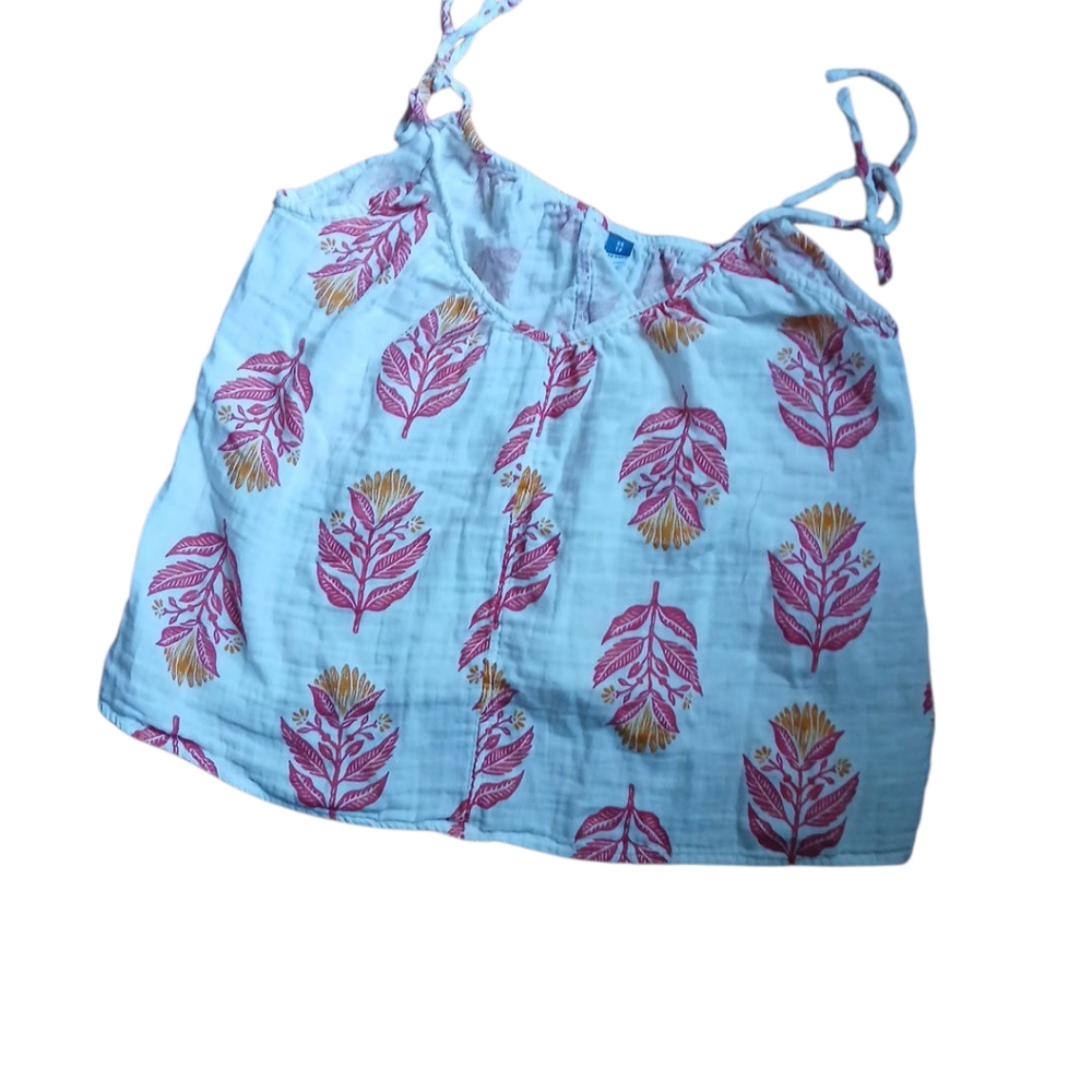 Old Navy Cotton Floral Tank